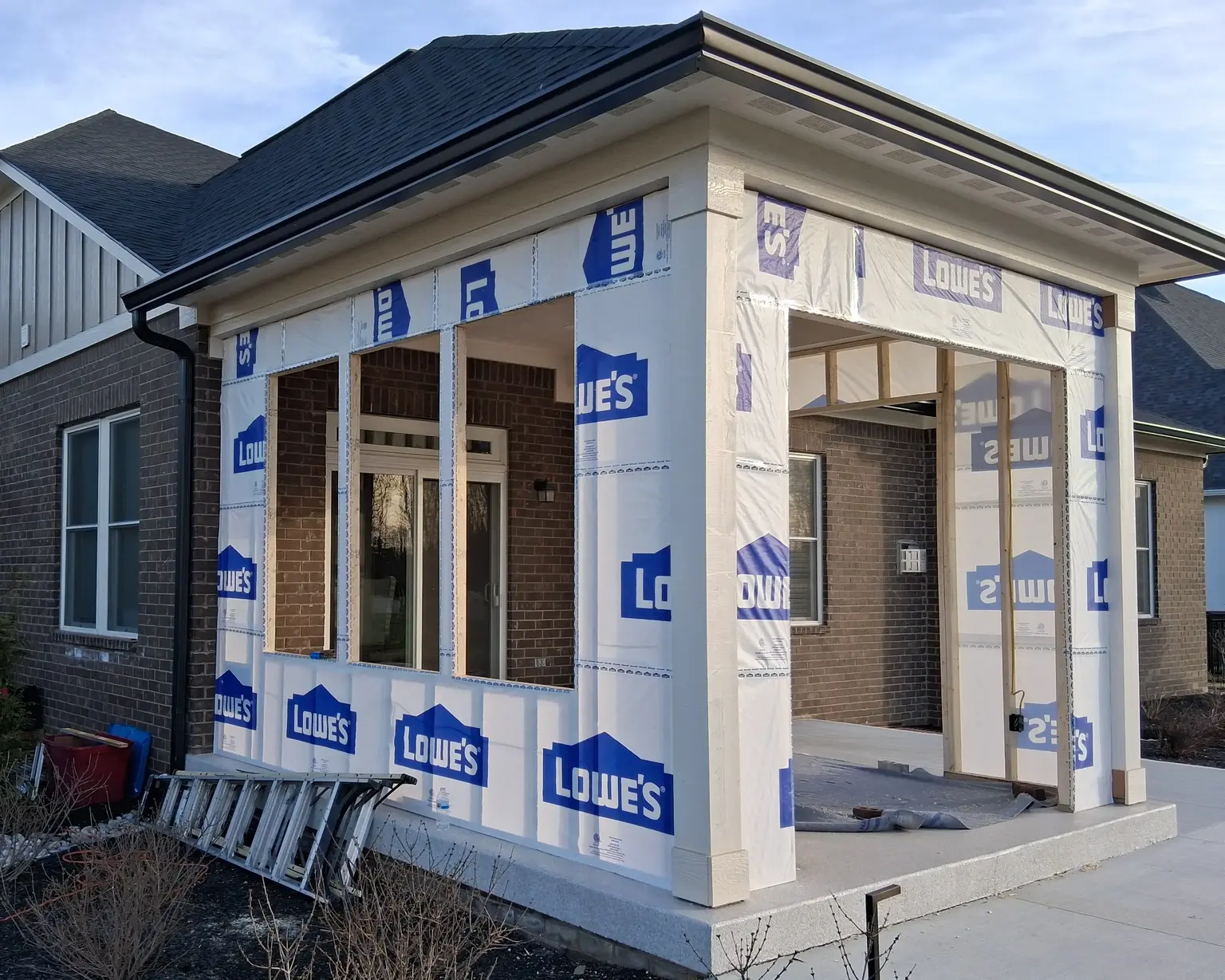 Gibson project vapor barrier application