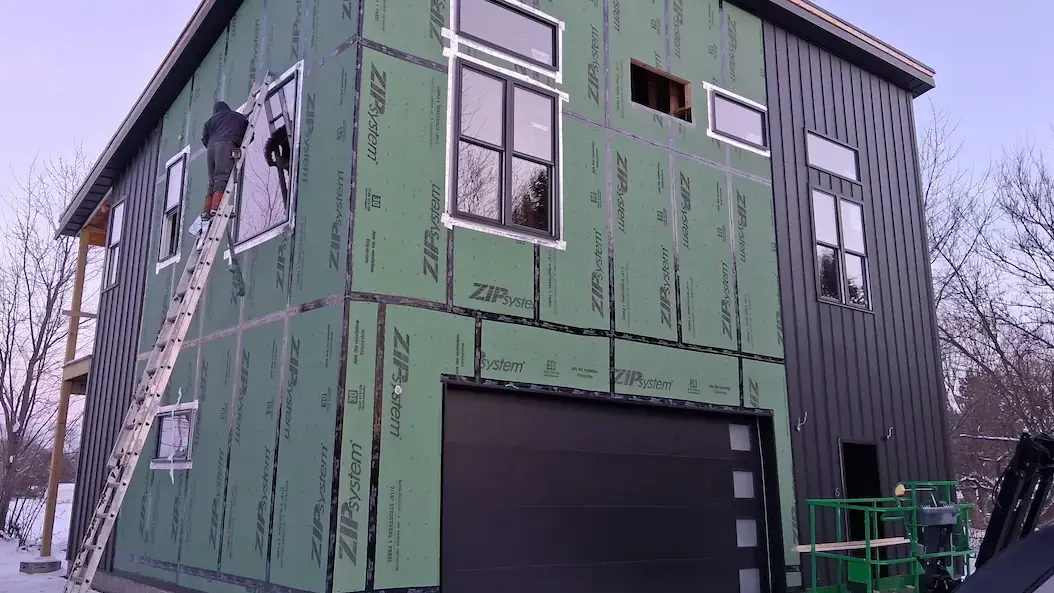 Pope project northwest framing during