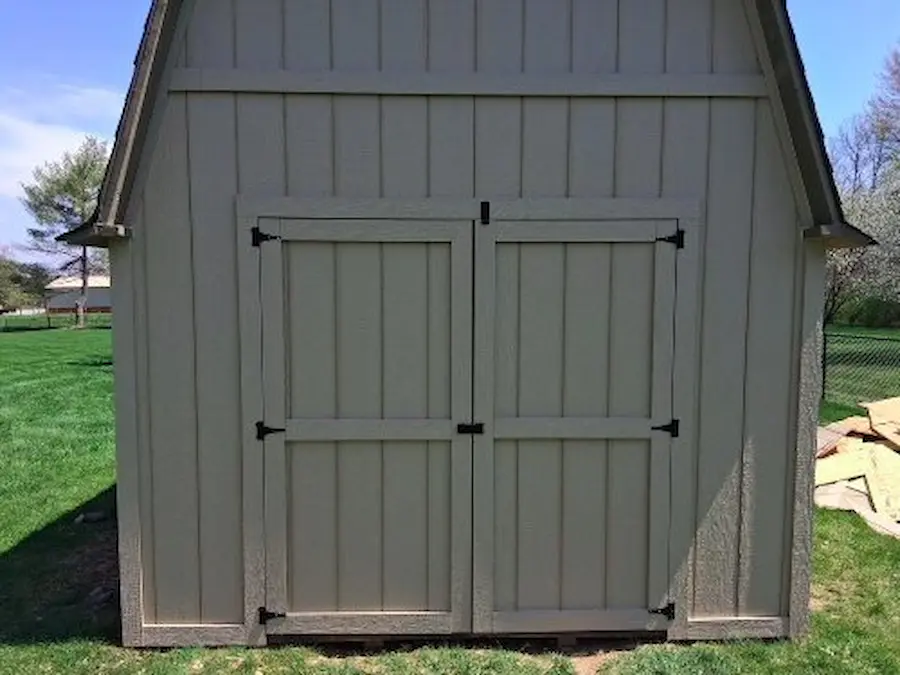 Outbuilding doors finished installation